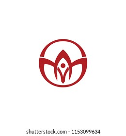 human life logo template