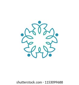human life logo template