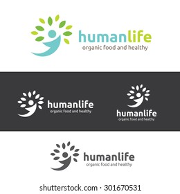 Human Life Logo Template