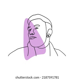 Menschlicher Kunststil. Vektorgrafik