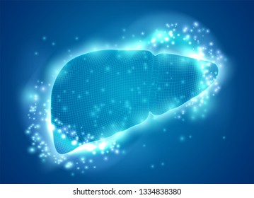 Human Liver. 3d Vector. Health And Medicine.
Organ Seal