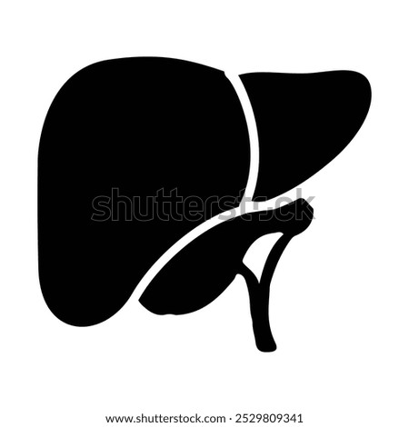 Human liver icon ,Vector graphics