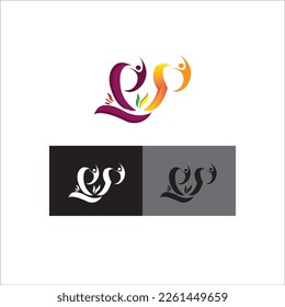 Ilustración de vectores de diseño de logotipo humano