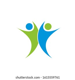 human logo design vector template sign