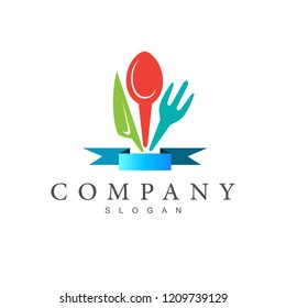 human logo , professional chef logo, restaurant  icon, menu symbol