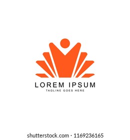 Human Logo Template
