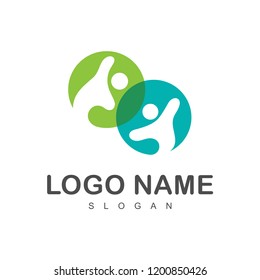 human logo, human logo that is handshake, peace icon + 
social logo with a simple look