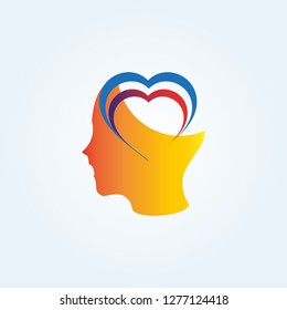 Human with Love icons templates, vector logo technology for business corporate, elements, illustration