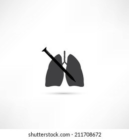Human lung icon