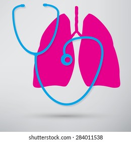 Human lung icon