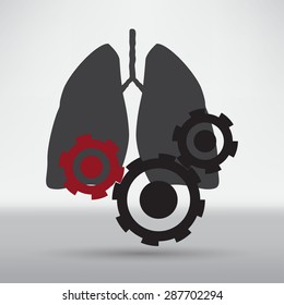 Human lung icon