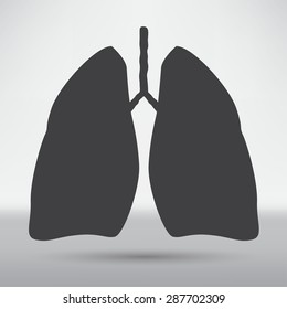 Human lung icon