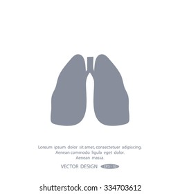 Human lung icon