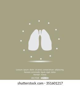 Human lung icon