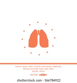 Human lung icon