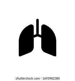 human lung icon vector for any purposes