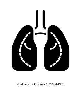 vector de iconos de pulmón humano para cualquier propósito