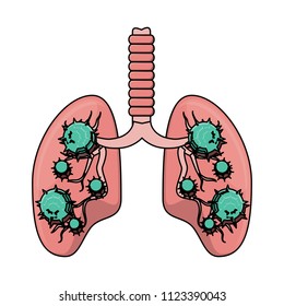 human lungs icon