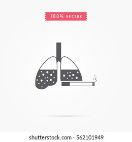 human lungs icon