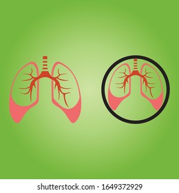 human lungs icon vector illustration design