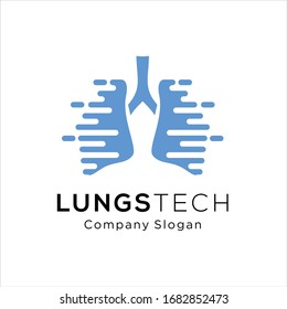 diseños de logotipos humanos diseños plantilla, diseño de logotipos de tecnología pulmonar vectores, diseños de logotipos de sistemas respiratorios, pulmones tecnología Idea logo diseño inspiración