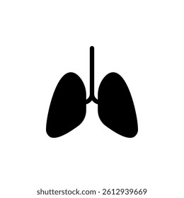 human lungs, perfect for healthcare, medical, or educational illustrations. simple, and easily adaptable for various design purposes