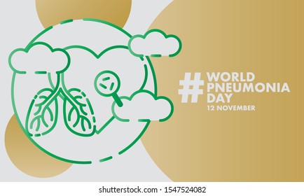 Human Lungs and respiratory system inspection. Pulmonology of human vector illustration for website, app, banner. Fibrosis, tuberculosis, pneumonia, cancer, black skin doctor doing medical research