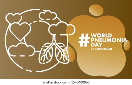 Human Lungs and respiratory system inspection. Pulmonology of human vector illustration for website, app, banner. Fibrosis, tuberculosis, pneumonia, cancer, black skin doctor doing medical research