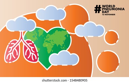 Human Lungs and respiratory system inspection. Pulmonology of human vector illustration for website, app, banner. Fibrosis, tuberculosis, pneumonia, cancer, black skin doctor doing medical research