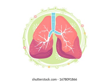 Human lungs, vector lung patients