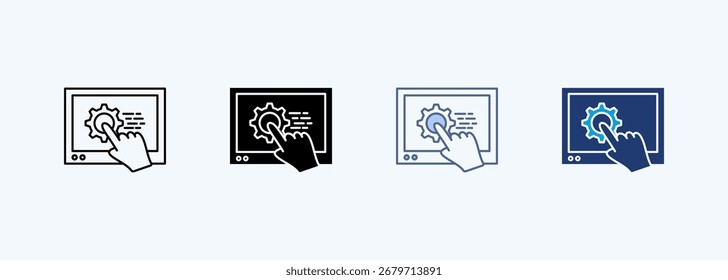 Human Machine Interface Multiple Style Icon Collection