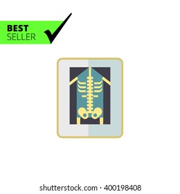 Human making X-ray