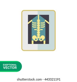 Human making X-ray