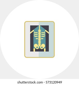 Human making X-ray