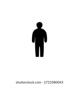 Símbolo masculino humano Vector, usuario o icono de perfil