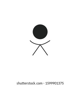 Human Male User vector icon