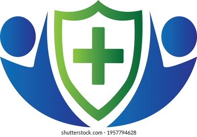 Human Medical Mental Heath Logo Vector