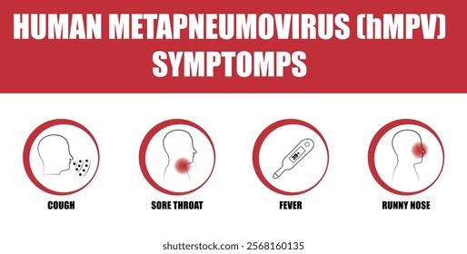 Human metapneumovirus or HMPV, virus causing upper and lower respiratory infection, Symptomps of disaster