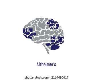 Human mind complexity. Mind, thought, psychology and mental illness concept. Vector flat color icon illustration.
