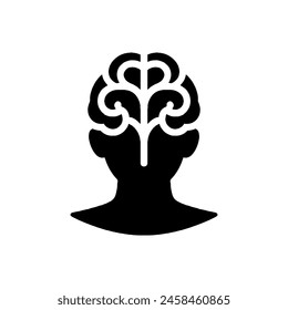 Human Mind Logo, Simple Neurology logo.