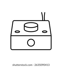 Ilustração de estoque de vetor de Ícone do Sensor de Movimento Humano
