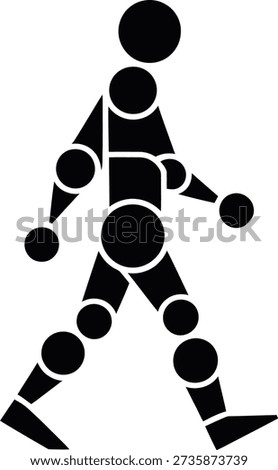 Human Movement Motion Anatomy Joints Biomechanics Abstract Figure Balance Posture