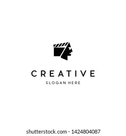 Human Movie Cinema Creative Business Logo