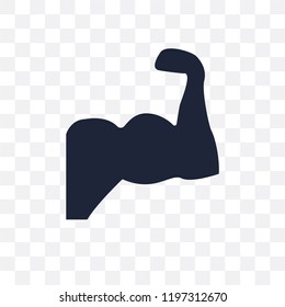 Human Muscle transparent icon. Human Muscle symbol design from Human Body Parts collection.