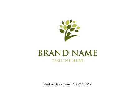 Human Nature Care Abstract Creative Business Naturally Logo