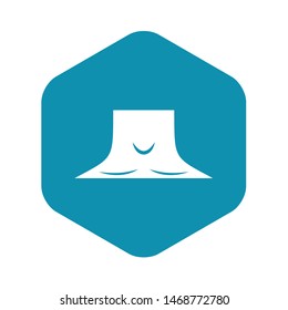 Human neck icon. Simple illustration of human neck vector icon for web