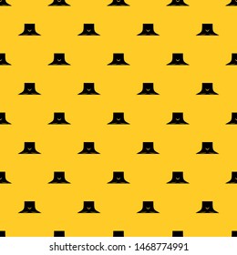 Human neck pattern seamless vector repeat geometric yellow for any design