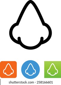 Human nose icon