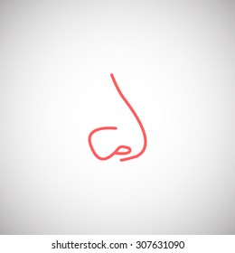Human nose icon
