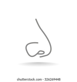 Human nose icon